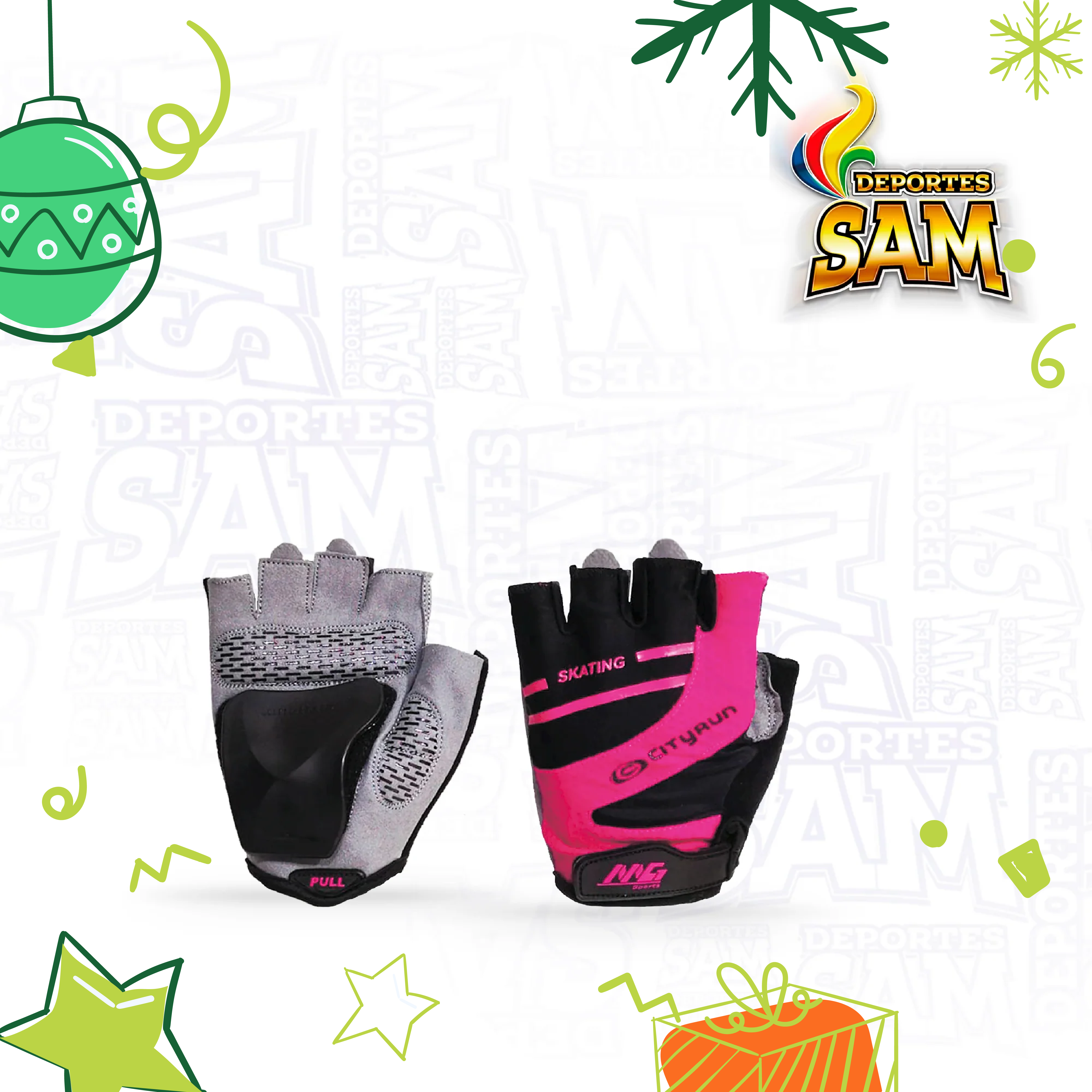 GUANTES PATINAJE FUCSIA CITYRUM FERULA