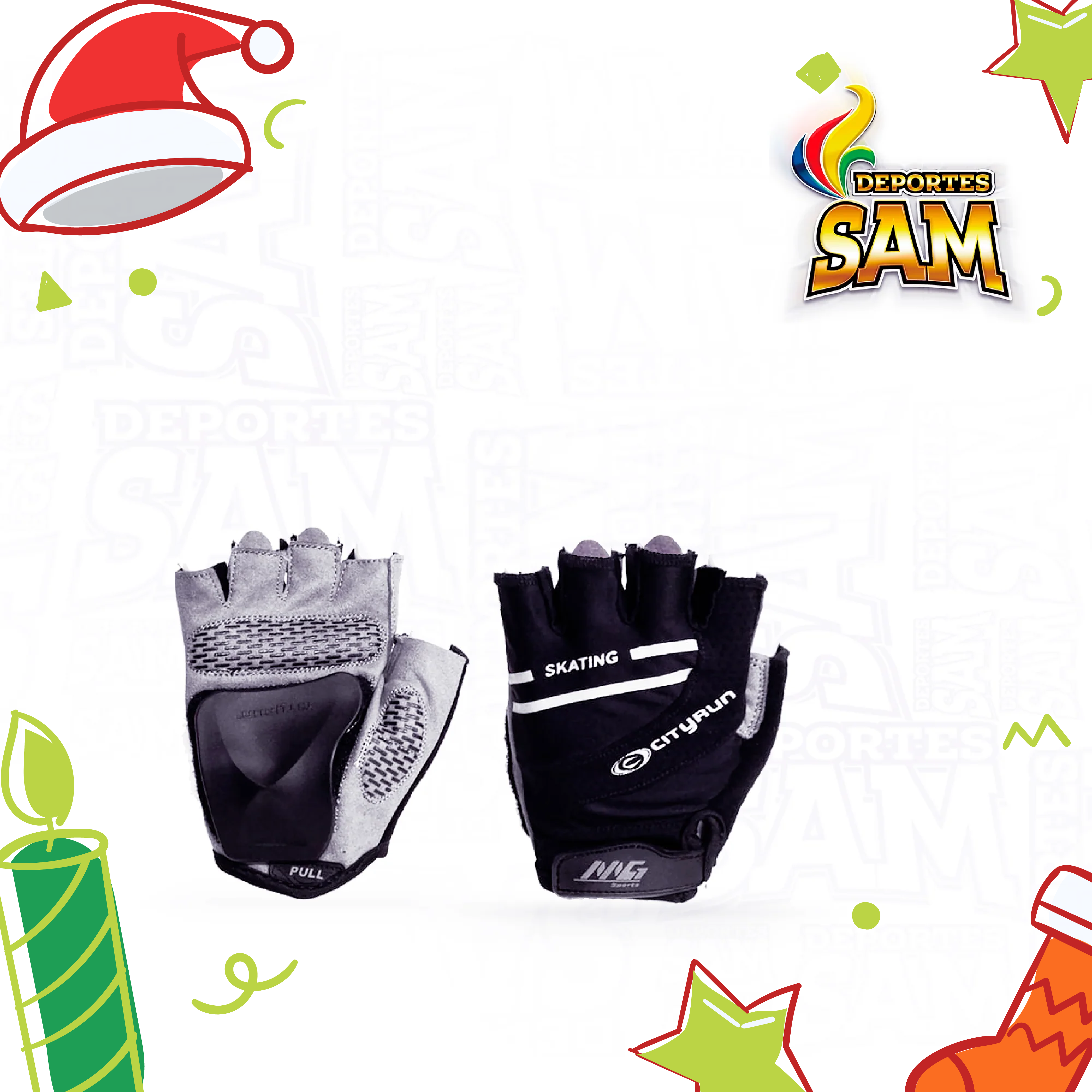 GUANTES PATINAJE NEGRO CITYRUM FERULA