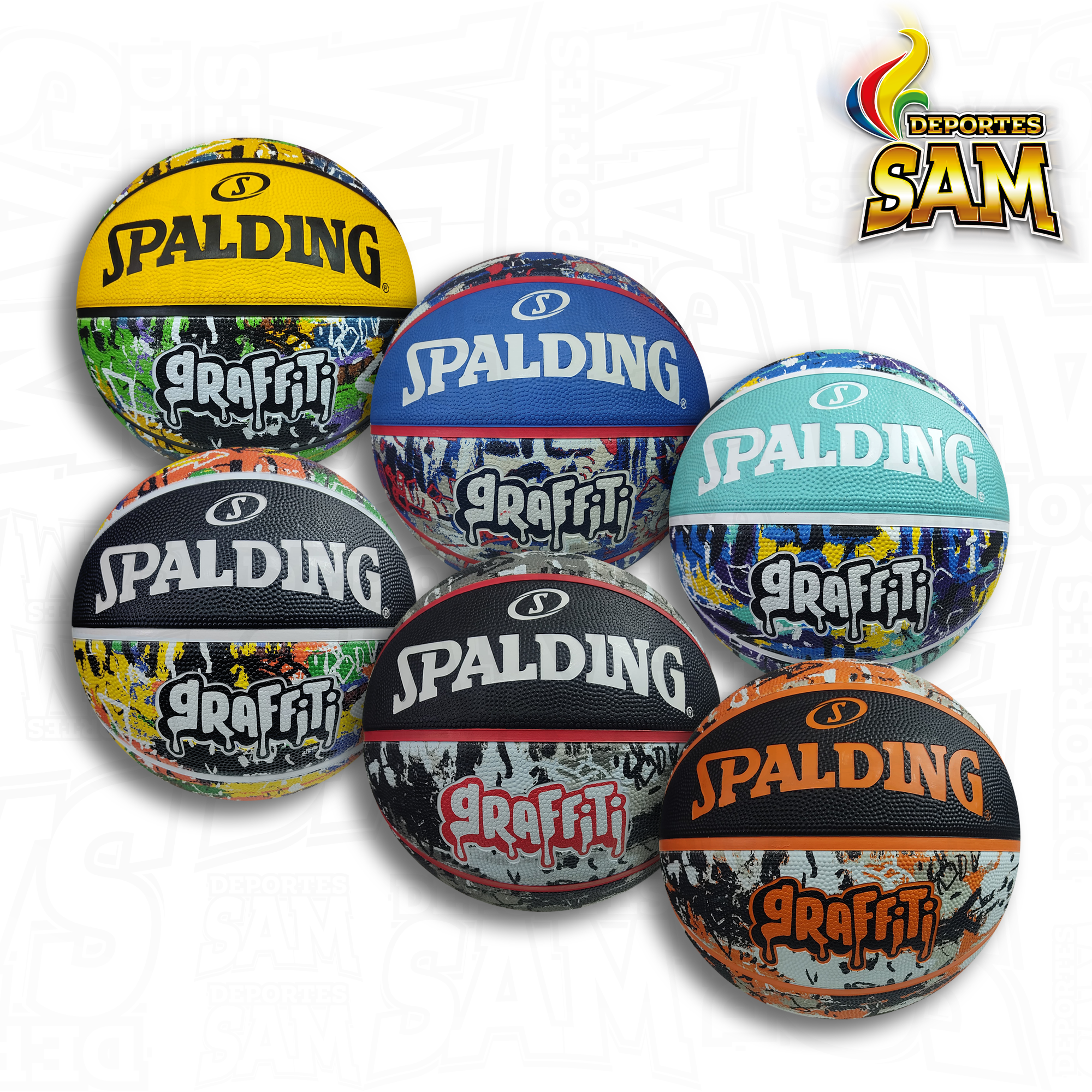 BALON BALONCESTO SPALDING GRAFITI