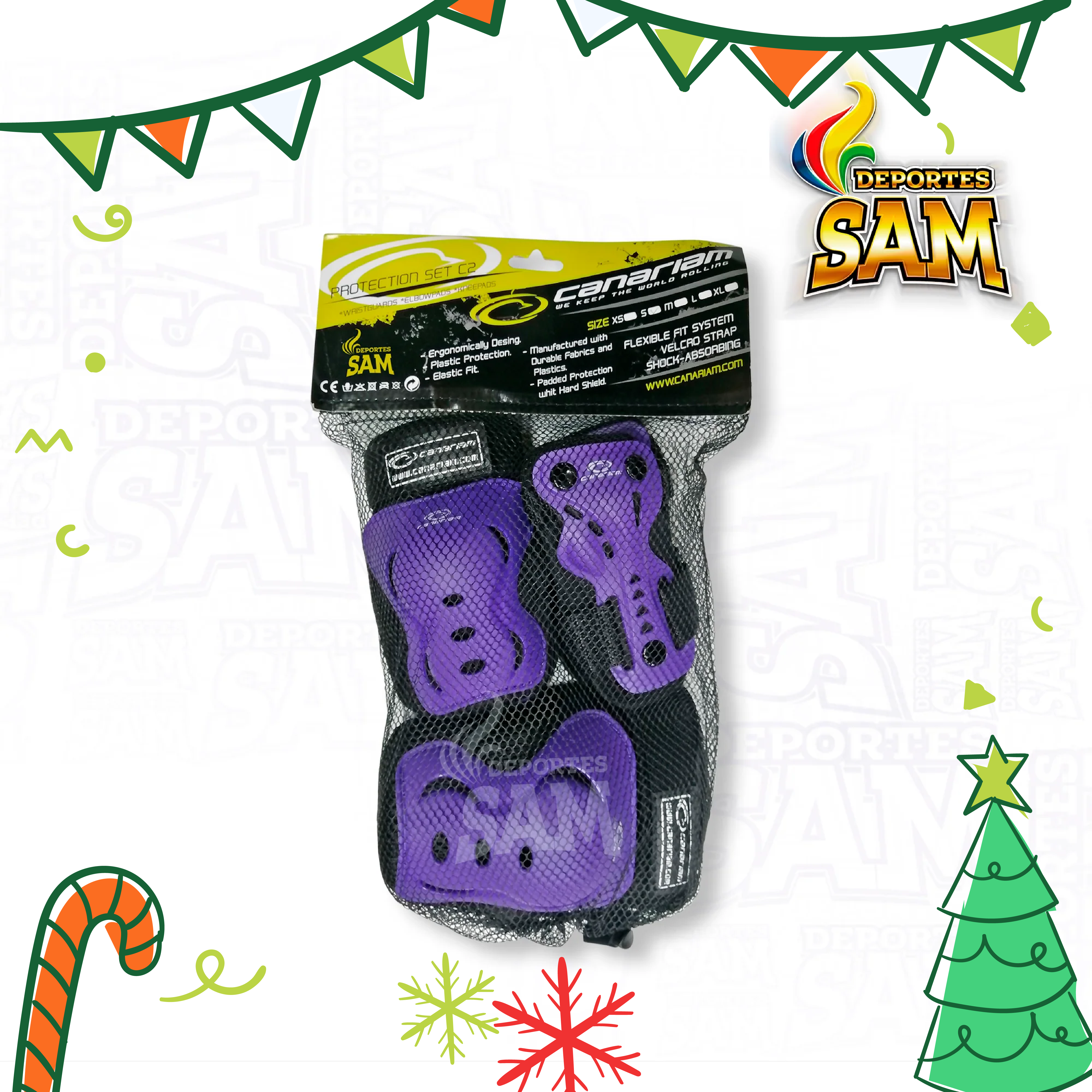 KIT DE PROTECCION C2 MORADO CANARIAM