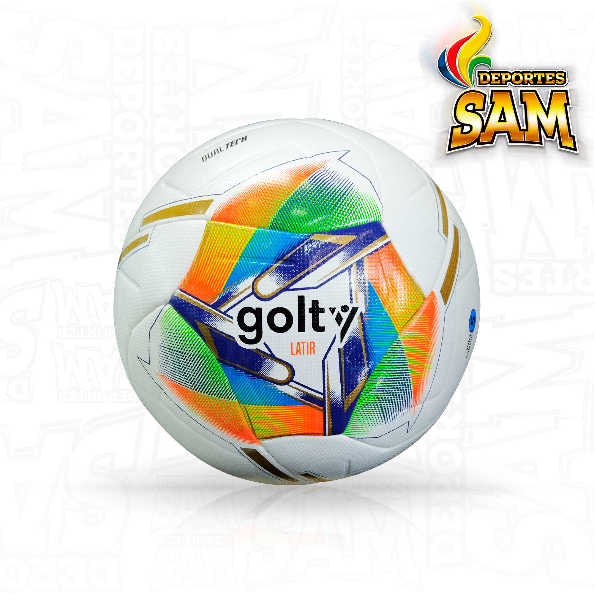 BALON GOLTY FUTBOL DUALTECH LATIR #5 COMPETICION