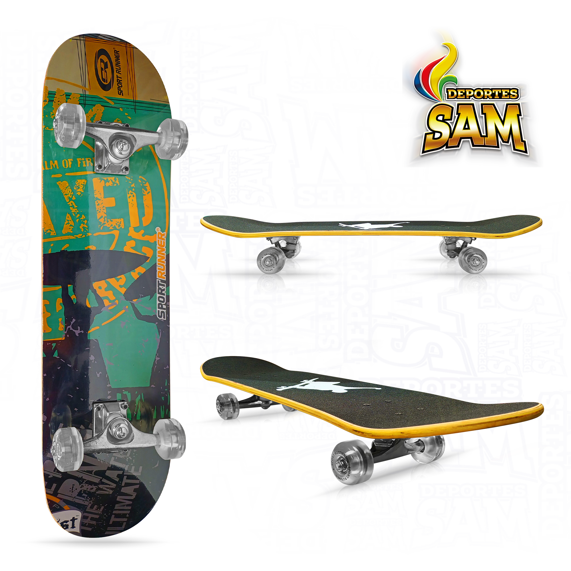 PATINETA TABLA SEMIPRO SKATE RUNNER