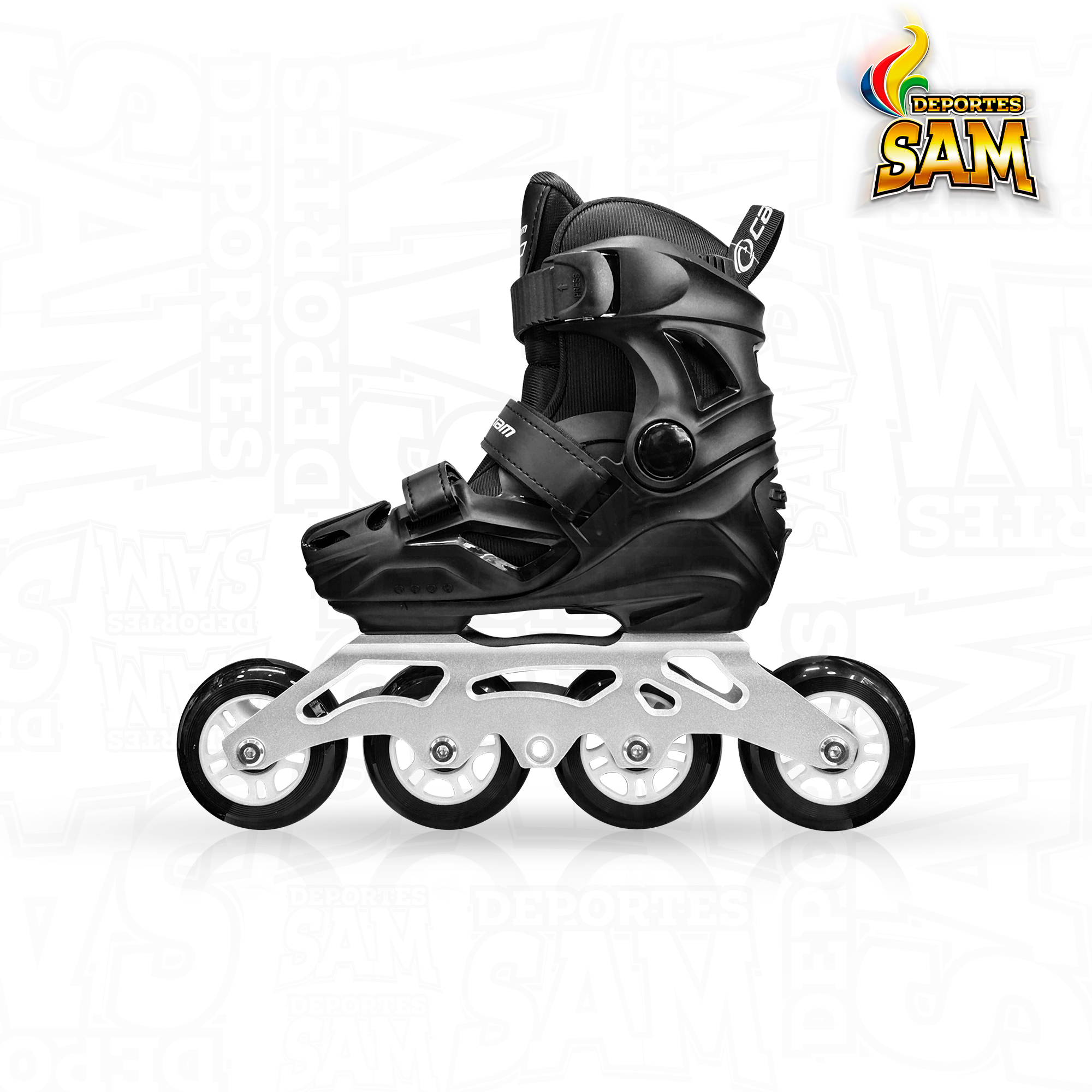 PATINES ROMAX NEGRO CANARIAM