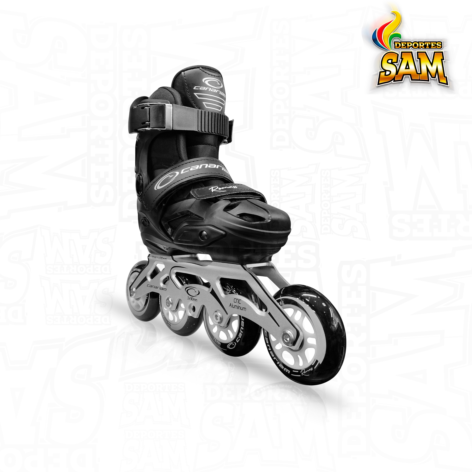 PATINES ROMAX NEGRO CANARIAM