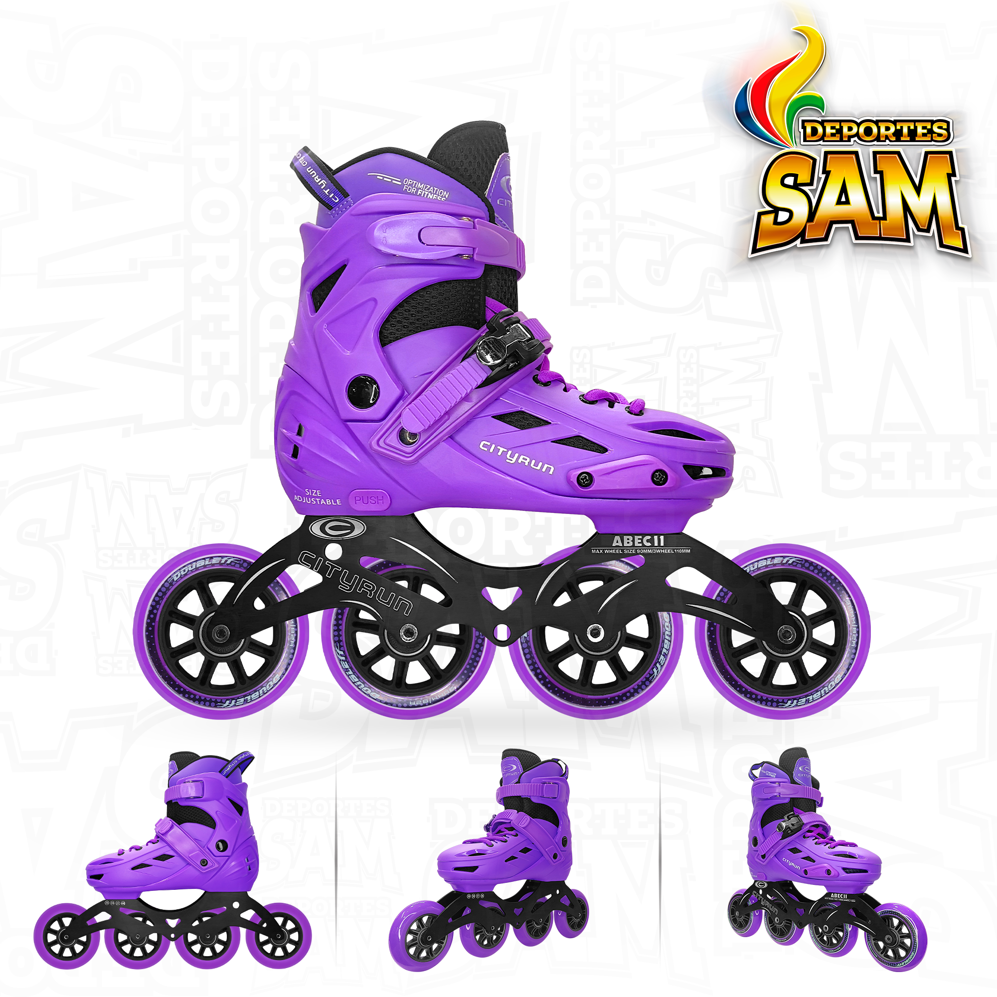 PATIN TRANSFORMERS MORADO CITYRUN SEMIPROFESIONALES