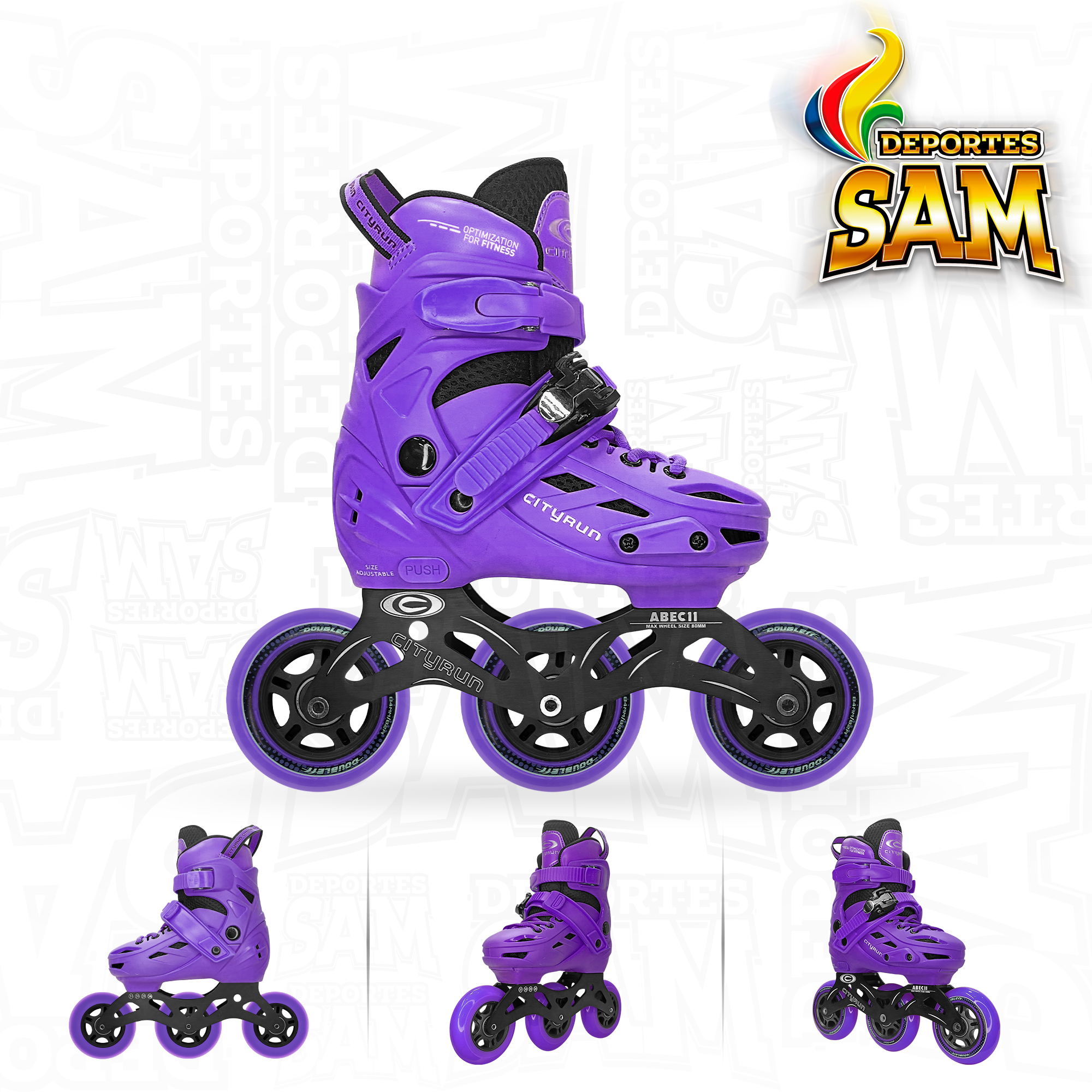 PATIN TRANSFORMERS MORADO CITYRUN SEMIPROFESIONALES