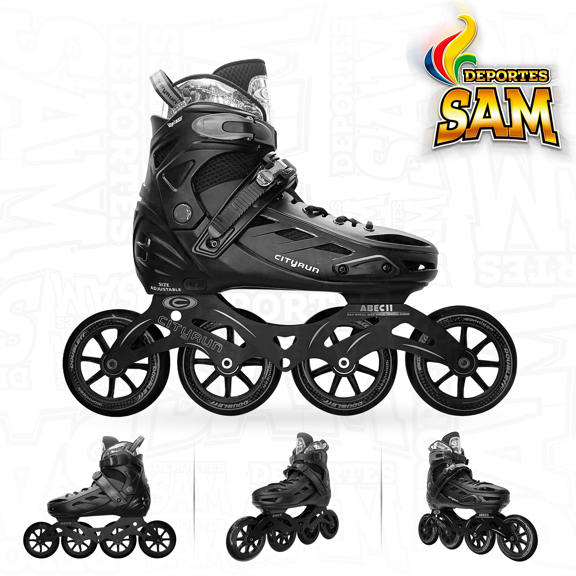 PATIN TRANSFORMERS NEGRO CITYRUN SEMIPROFESIONALES