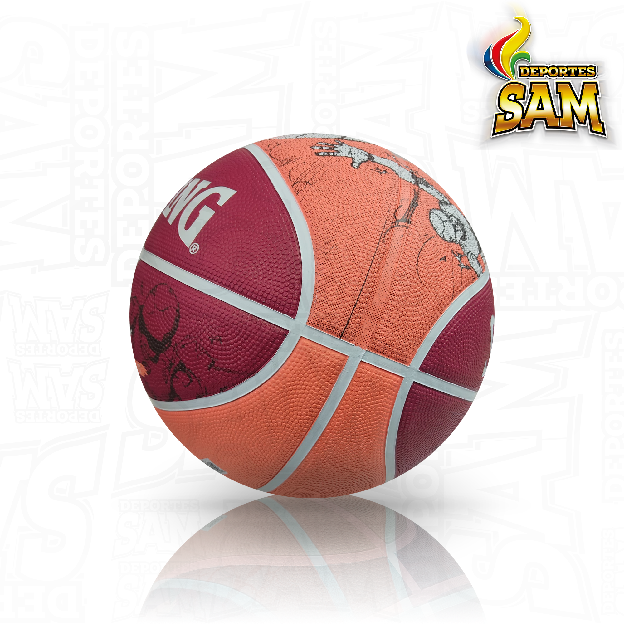 BALON BALONCESTO SPALDING SKETCH