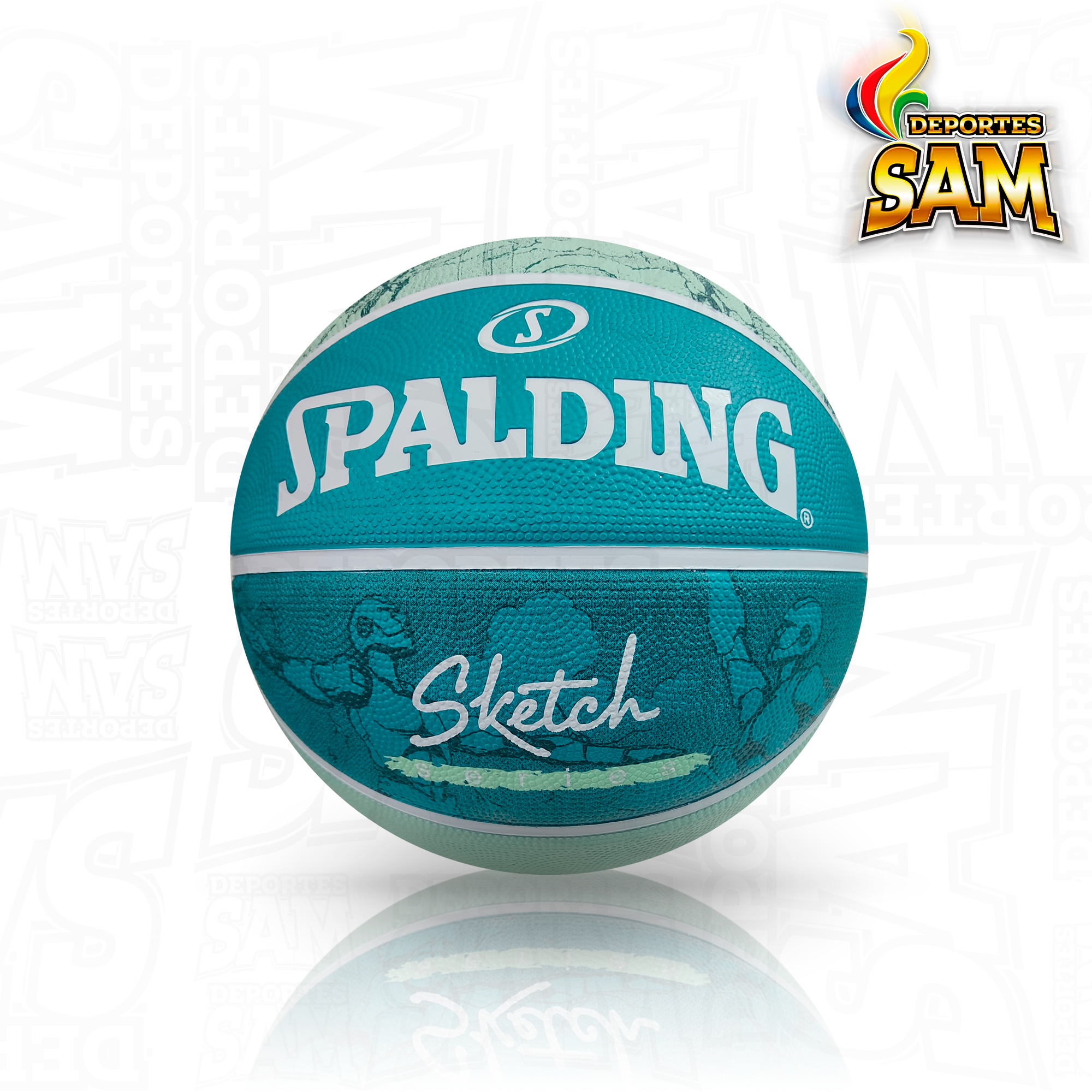 BALON BALONCESTO SPALDING SKETCH