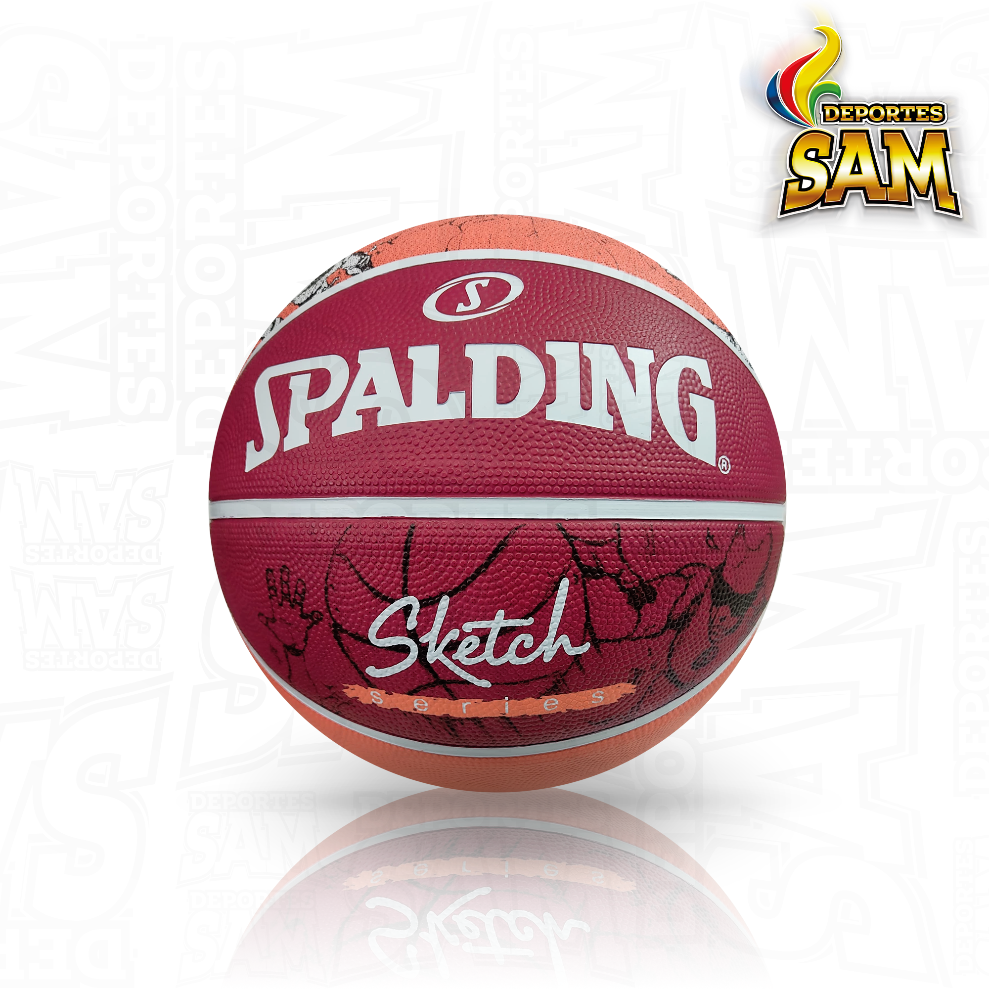 BALON BALONCESTO SPALDING SKETCH