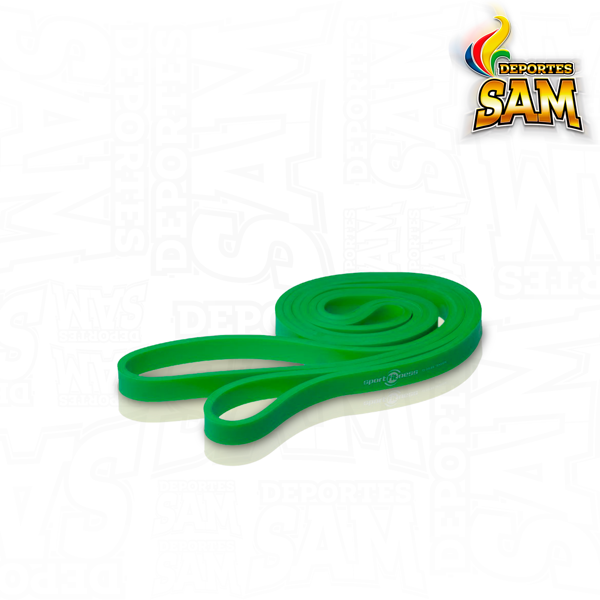 BANDAS ELASTICAS PODER VERDE 2000X44X4.5MM