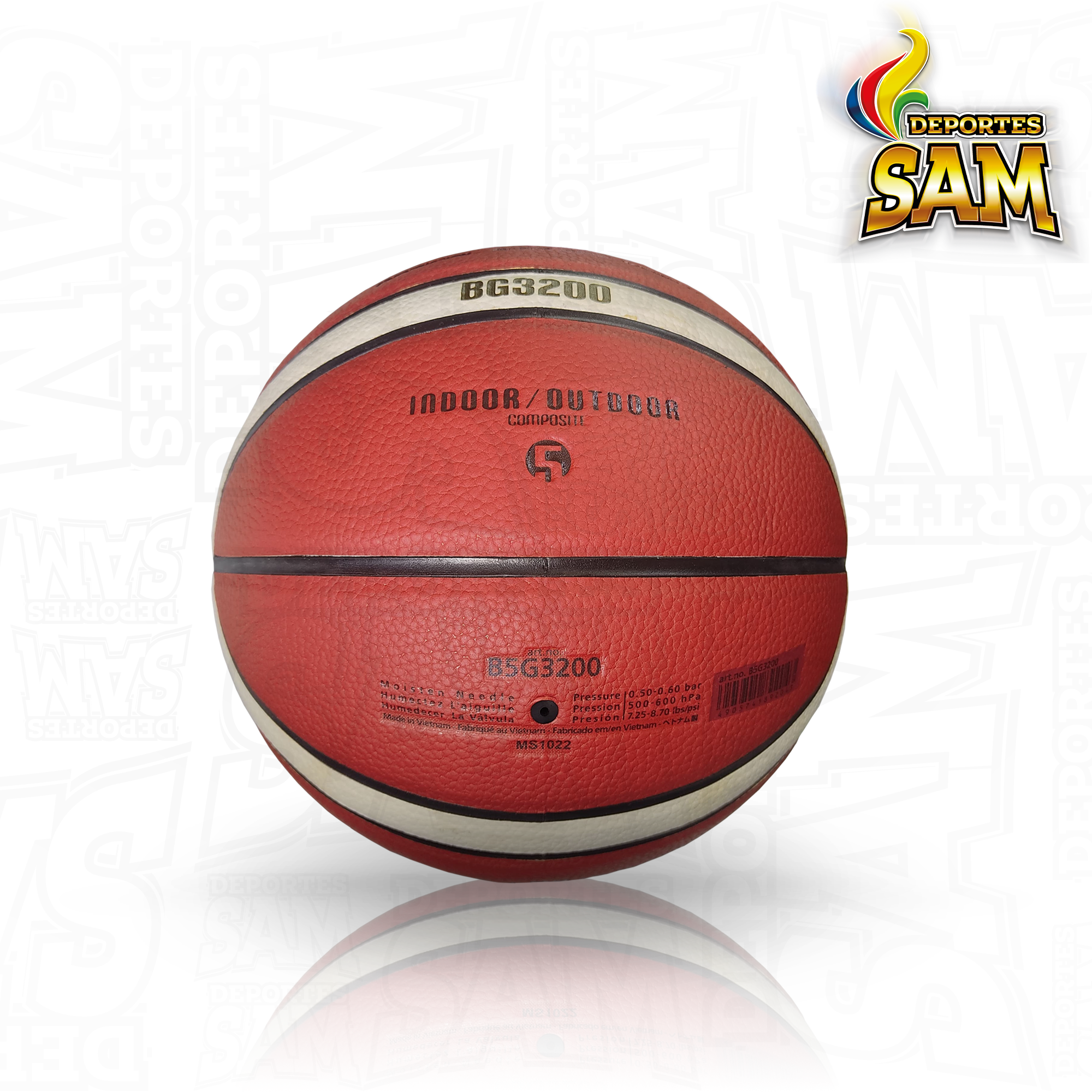 BALON MINIBALONCESTO  N.5 12 PANEL B5G3200