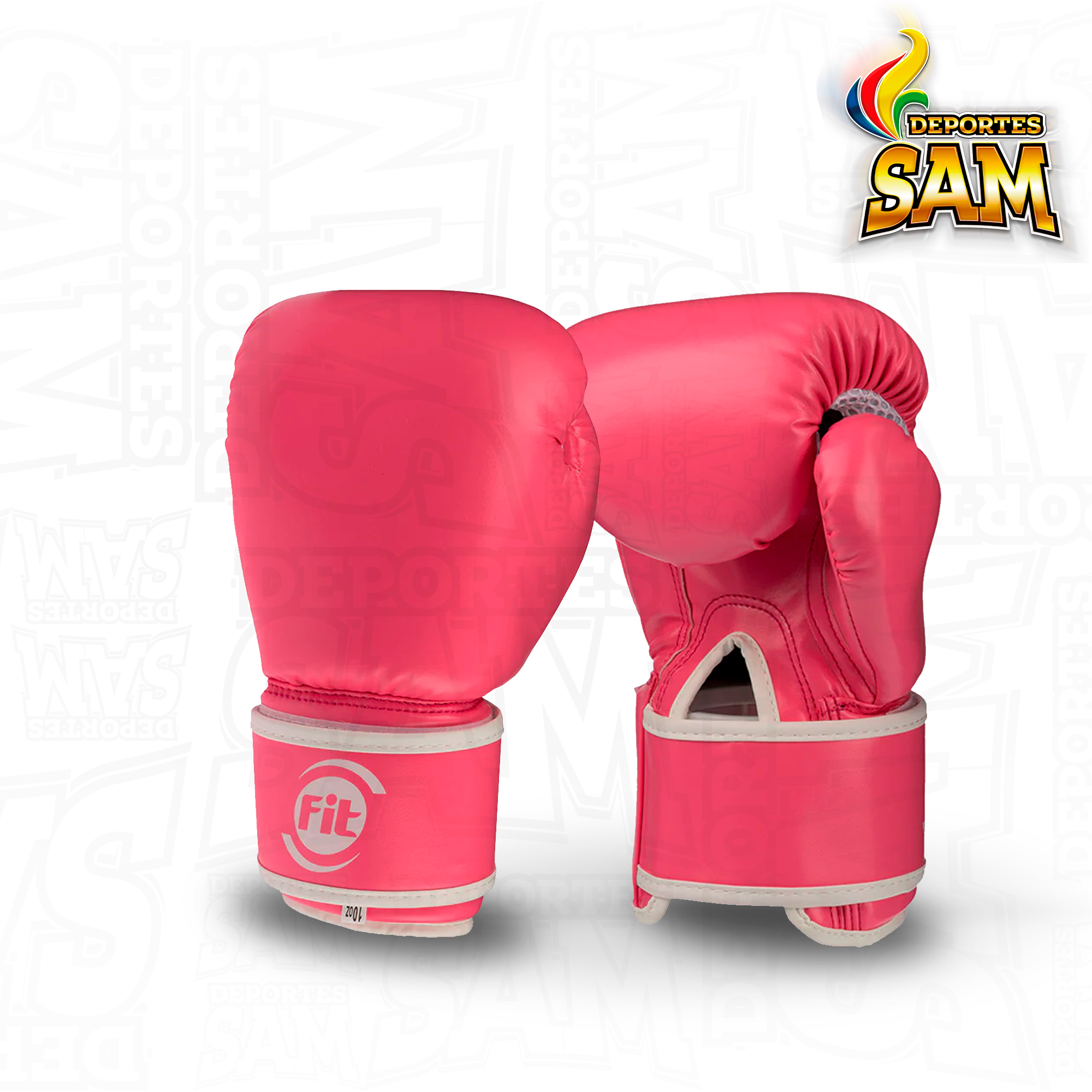 GUANTE BOXEO FUNDAMENTACION 10 OZ ROSADO DAMA SPORTFITNESS