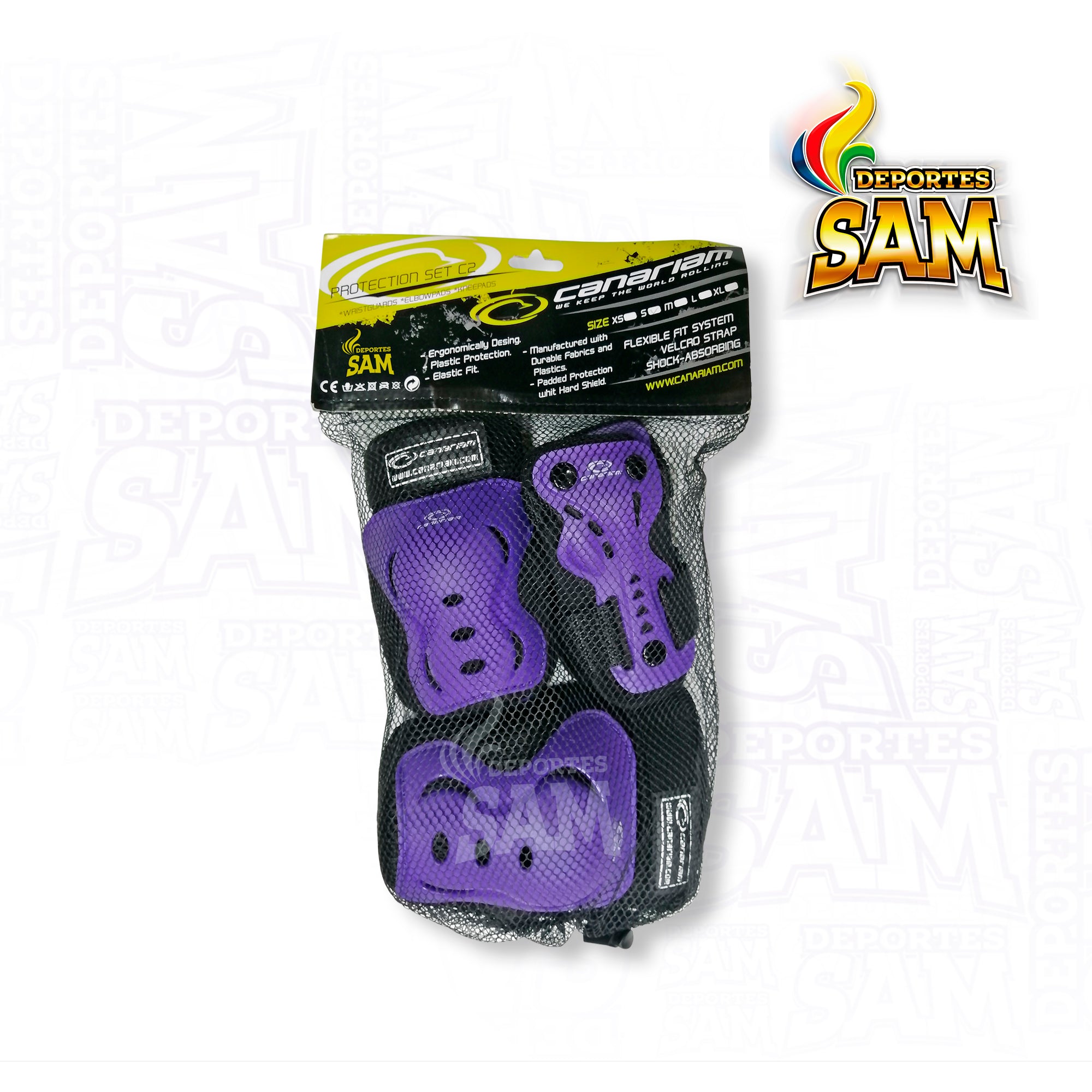 KIT DE PROTECCION C2 MORADO CANARIAM