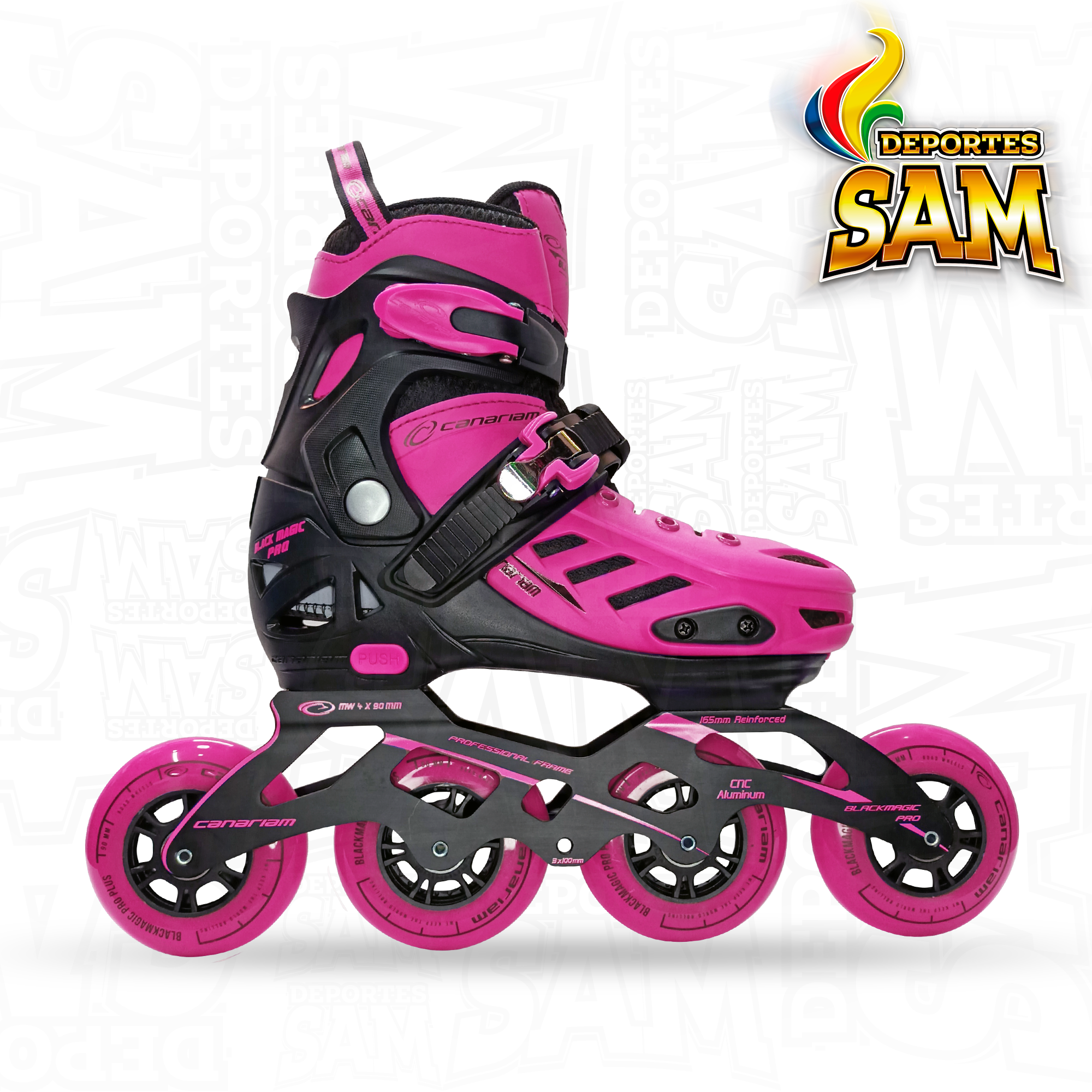 PATINES BLACK MAGIC PRO PLUS FUCSIA CANARIAM